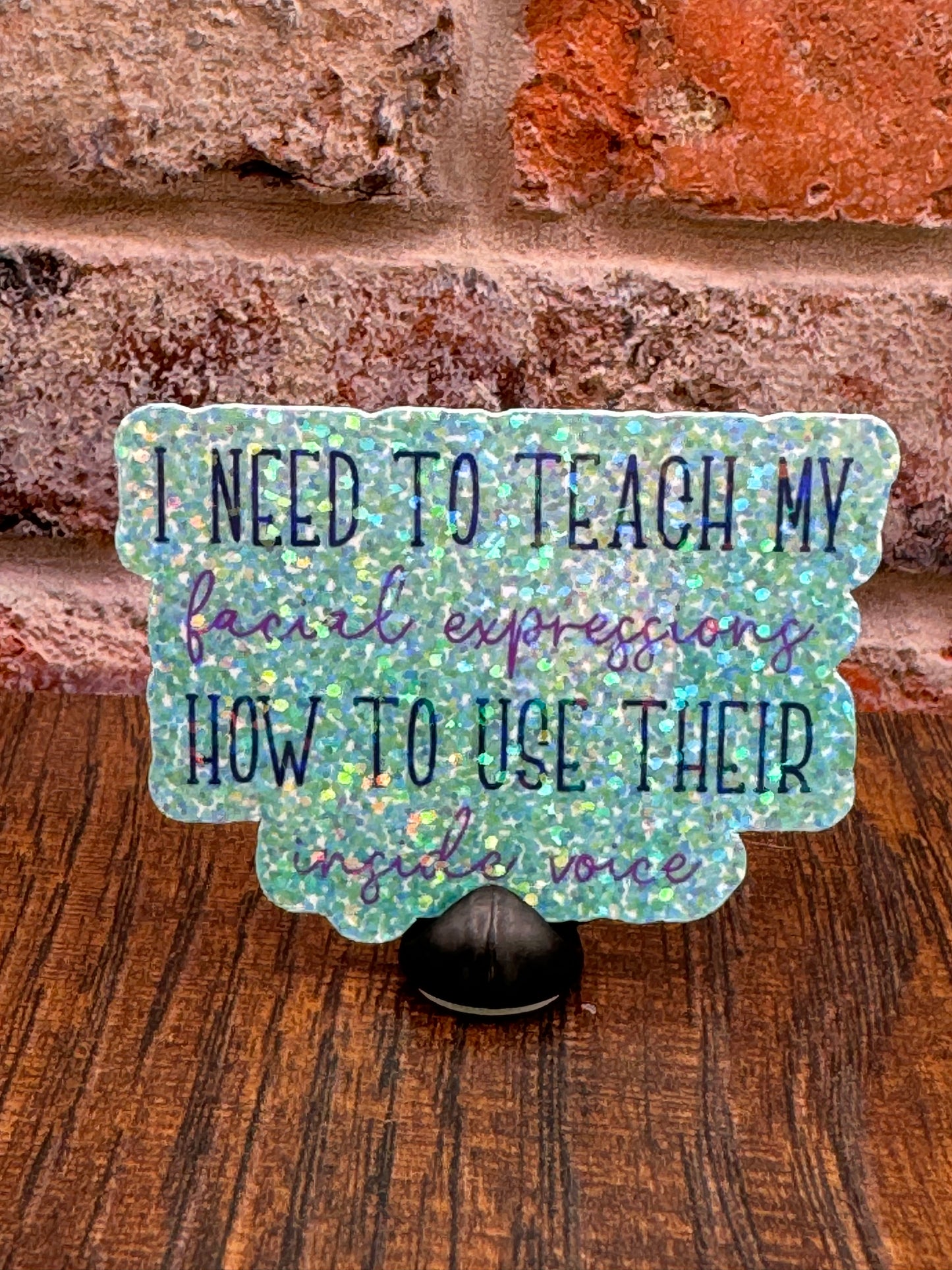 I need to teach my facial expressions