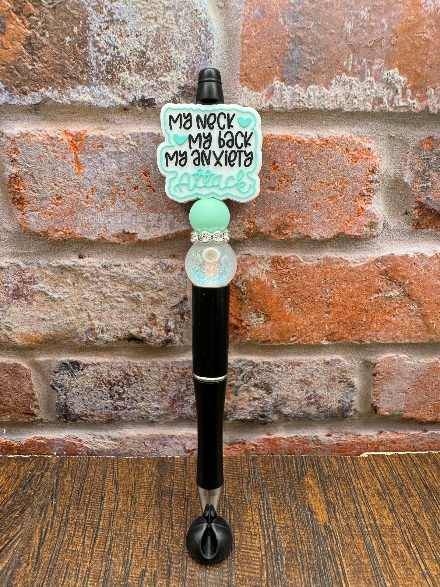My neck, my back, my anxiety attack pen