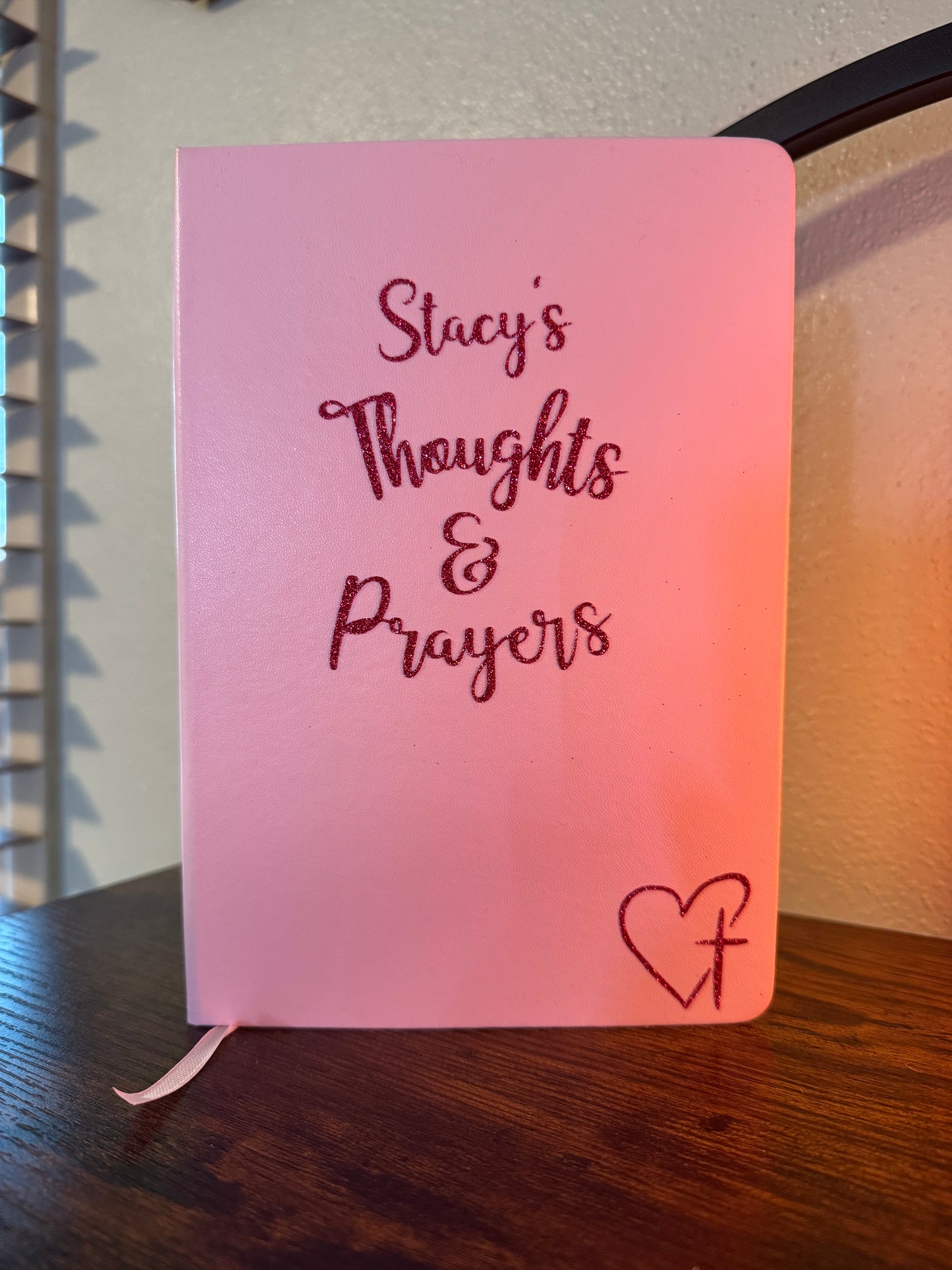 Light Pink Personalized Notebook (Ruled)