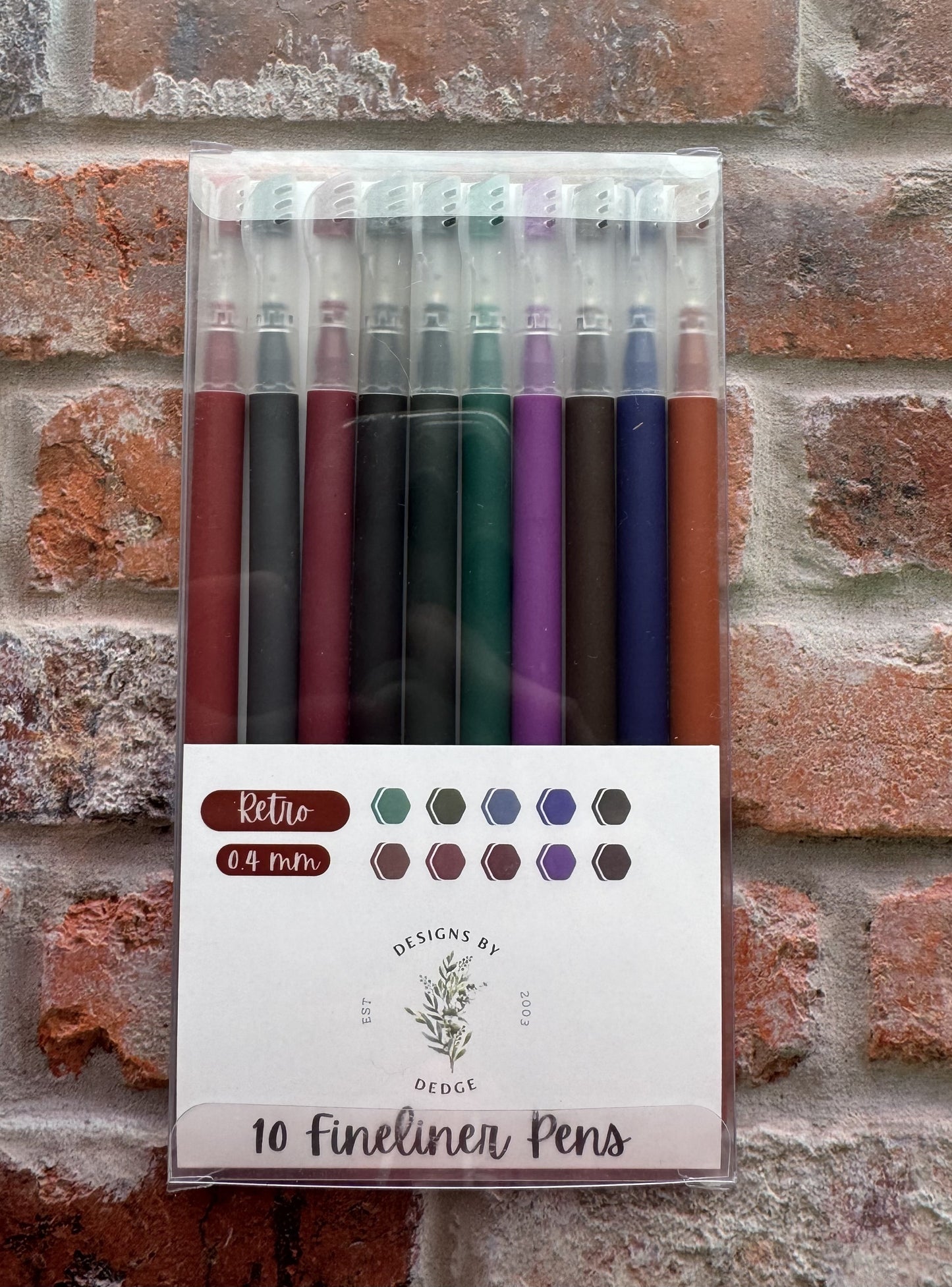 Retro Series Fineliner Pens