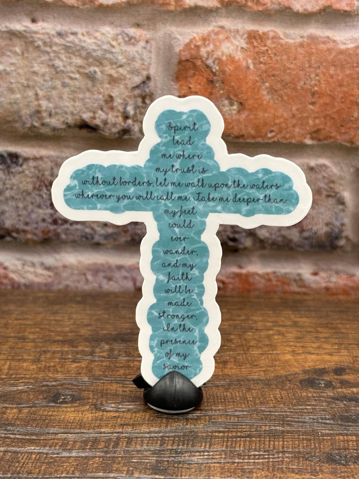 Oceans lyrics teal cross