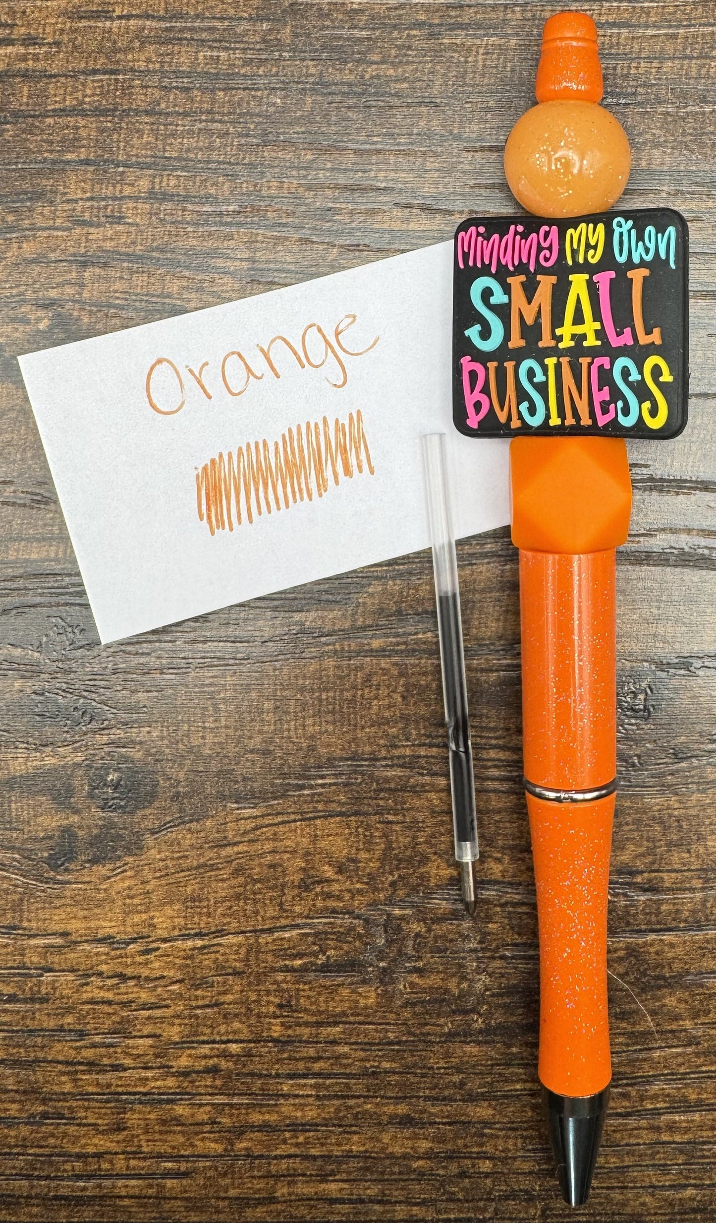 Orange ink refill